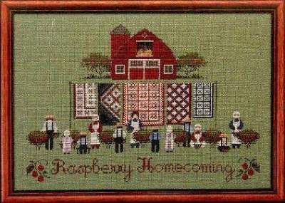 Raspberry Homecoming - Told_in_a_Garden Pattern