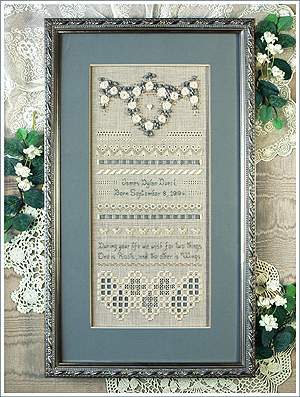 Heirloom Birth Sampler - Victoria_Sampler Pattern