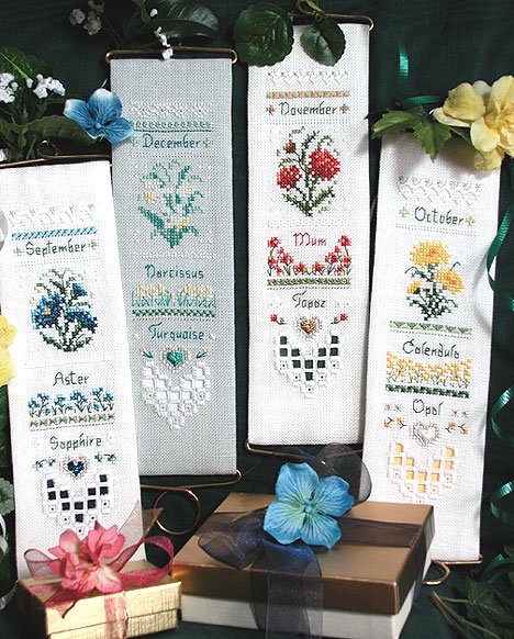 Birthday Bellpulls 1 - Victoria_Sampler Pattern