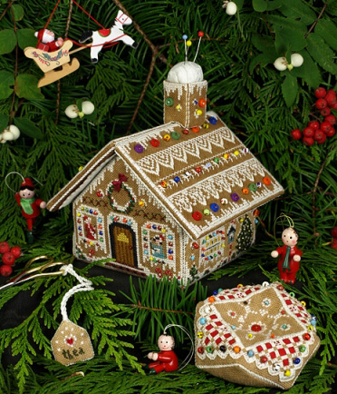 Gingerbread Stitching House - Victoria_Sampler Pattern