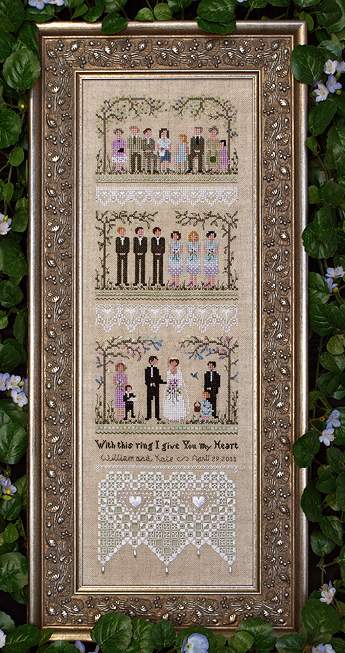 Garden Wedding Sampler - Victoria_Sampler Pattern