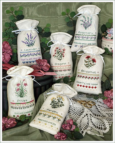 Herbal Sachets - Victoria_Sampler Pattern