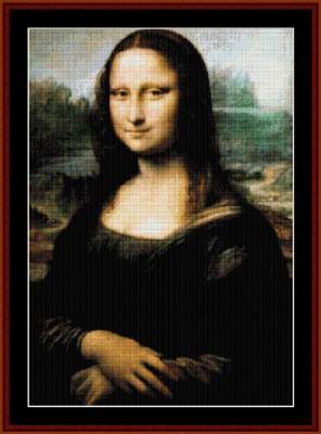 Mona Lisa - Cross_Stitch_Collectibles Pattern