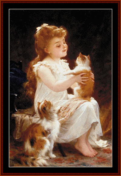 Playing with Kitty - Cross_Stitch_Collectibles Pattern