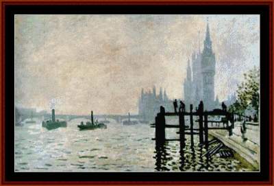 Thames at Westminster - Cross_Stitch_Collectibles Pattern