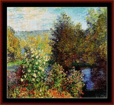 Garden at Montgeron - Cross_Stitch_Collectibles Pattern