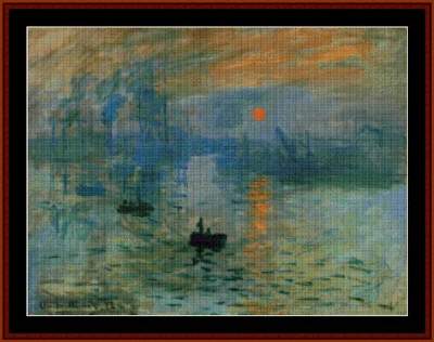 Impression Sunrise - Cross_Stitch_Collectibles Pattern