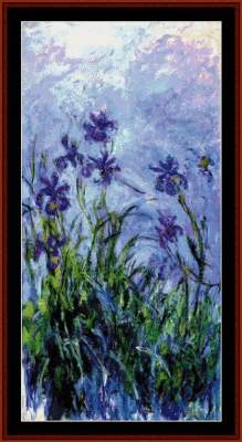 Lilac Irises - Cross_Stitch_Collectibles Pattern