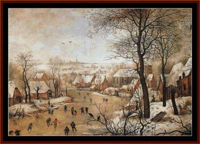 Winter Landscape - Cross_Stitch_Collectibles Pattern