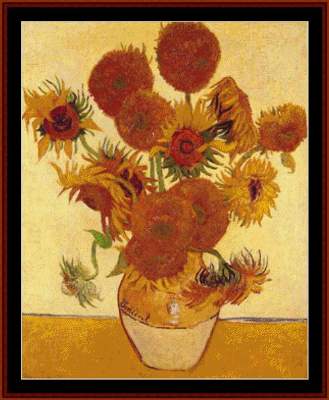 Sunflowers - Cross_Stitch_Collectibles Pattern