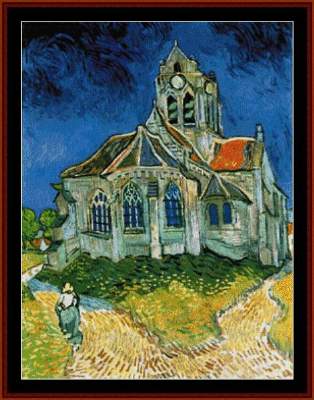 Church at Auvers - Cross_Stitch_Collectibles Pattern