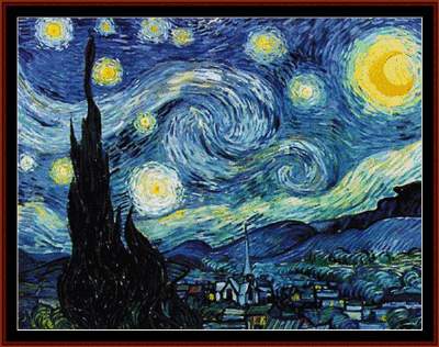 Starry Night - Cross_Stitch_Collectibles Pattern