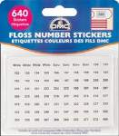 Floss Number Stickers - Cross Stitch Accessories