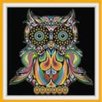 Happy Owl - Cross Stitch Pattern