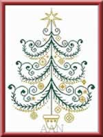 Christmas Tree 43 - Cross Stitch Pattern