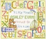 A Little Miracle Birth Sampler - Cross Stitch 