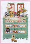 Victorian Dresser - Cross Stitch Pattern