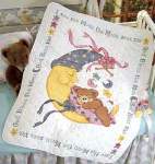 Mr. Moon and Me Quilt - Cross Stitch Pattern