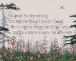 Serenity Prayer - Cross Stitch 