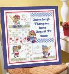Baseball Buddies - Cross Stitch Pattern