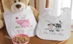 On the Farm Bibs - Cross Stitch