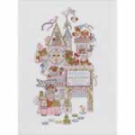 Fairytale Castle Birth Record - Cross Stitch