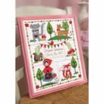 Little Red Riding Hood Birth Record - Cross Stitch