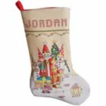 Santa and the Gang Stocking - Cross Stitch Pattern