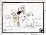Snowkat - Cross Stitch Pattern