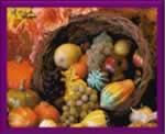 Festive Thanksgiving - Cross Stitch Pattern
