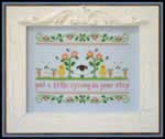 Spring in Your Step - Cross Stitch Pattern