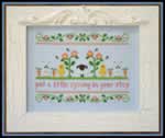 Spring in Your Step - Cross Stitch Pattern