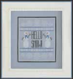 Hello Snow - Cross Stitch 