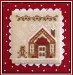 Gingerbread House 3 - Cross Stitch