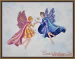 Day and Night Fairies - Cross Stitch Pattern