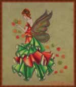 Fallyn the Fall Fairy - Cross Stitch 