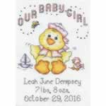 Baby Chick Girl - Cross Stitch Pattern