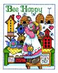 Bee Happy - Cross Stitch Pattern