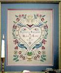 Folk Art Wedding - Cross Stitch 