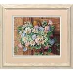 Flowers on Doorknob - Cross Stitch Pattern