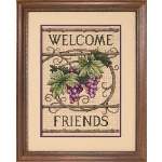 Welcome Friends - Cross Stitch Pattern