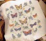 Bold and Bright Butterfly Quilt - Cross Stitch Pattern