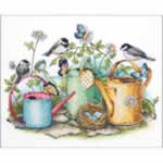 Watering Cans - Cross Stitch Pattern