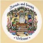 Cozy Porch Welcome - Cross Stitch Pattern