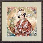 Japanese Maiden - Cross Stitch Pattern