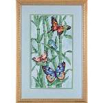 Butterflies and Bamboo - Cross Stitch Pattern