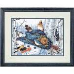 Sunflower Snowman - Cross Stitch Pattern