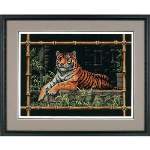 Bamboo Tiger - Cross Stitch 