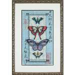 Butterfly Scroll - Cross Stitch Pattern