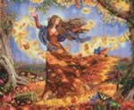 Fall Fairy - Cross Stitch Pattern